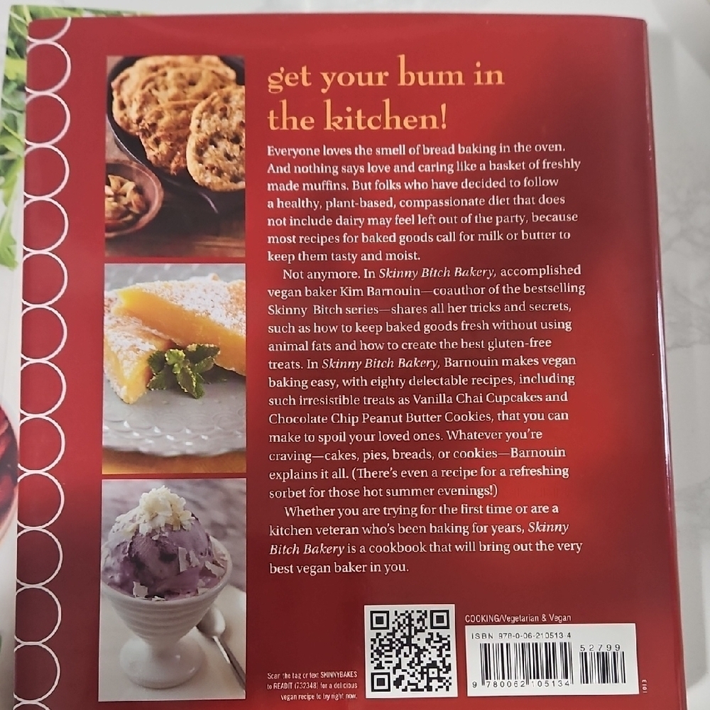 2 Vegan Cook Books Skinny B Bakery Cookbook And Furgal Vegan - Picture 2 of 4